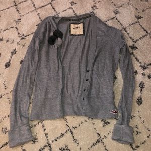 Grey Hollister Cardigan